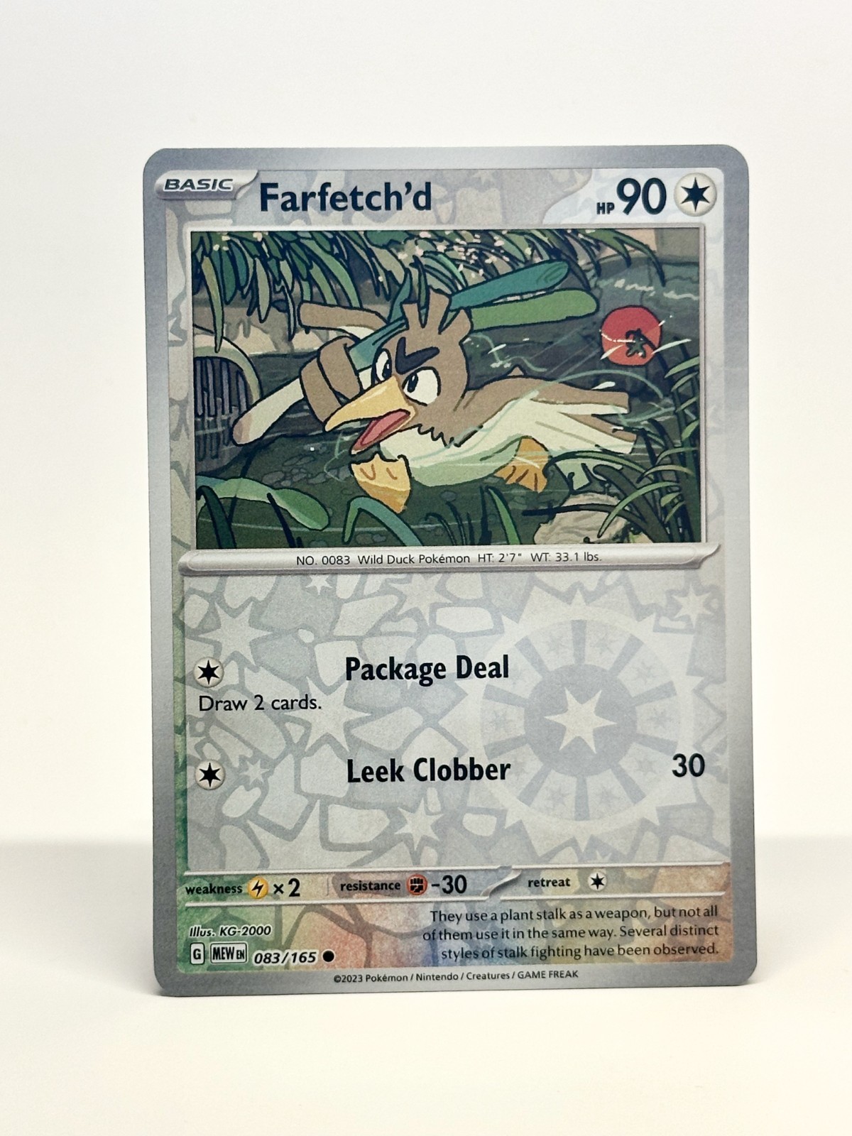 Farfetch’d 083/165 Reverse Holo - Pokemon TCG Scarlet & Violet 151 - Near Mint