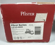 Pfister Pfirst LG143-6005 4 Centerset Bathroom Faucet Chrome 2 Handle