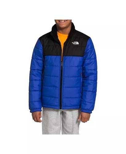 The North Face Outwear Jacke Kinder Gr. S (7/8) blau Reverse Puffer Fleece