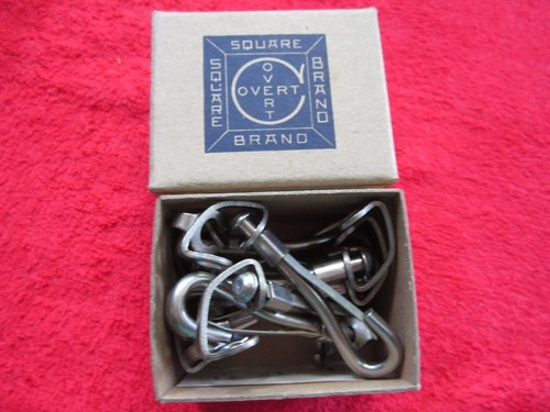 10 VINTAGE NOS POLISHED OPEN EYE SWIVEL SNAP HOOK, HARNESS HAMES HARDWARE #1406 - Picture 7 of 8