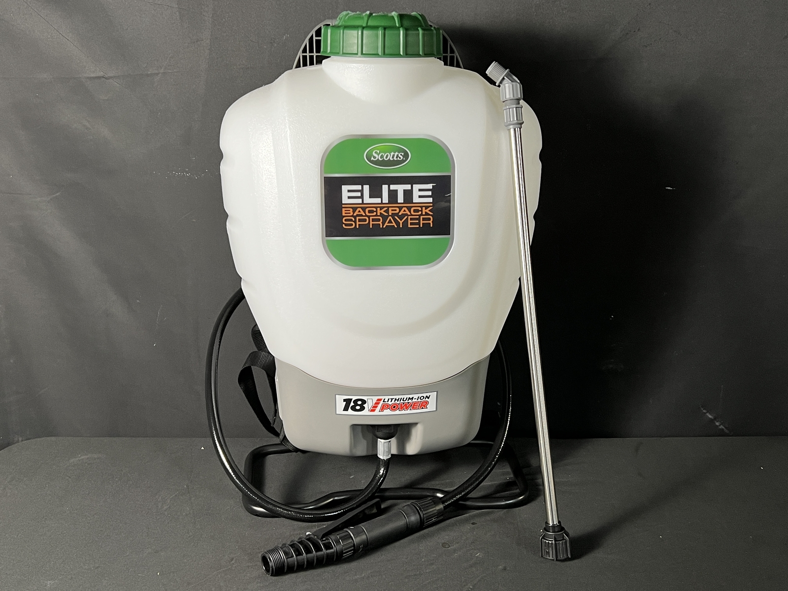 Scotts 190661 Elite Pump Zero Cordless Electric Sprayer Backpack 4 Gal