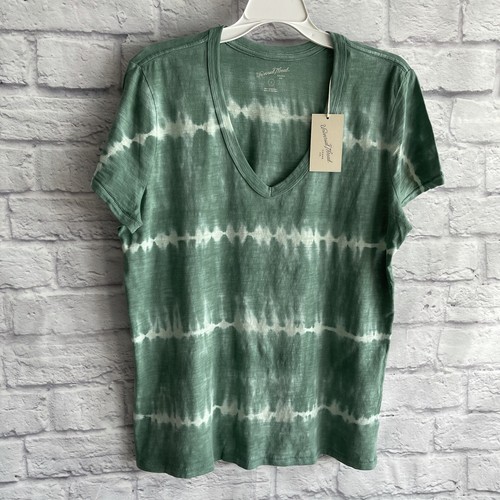 V NECK TIE DYE TSHIRT 
