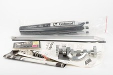 Larson Black Gobosol 20" Square Umbrella Complete w/ Bracket Clamp