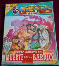 LUCHAS Comic Wrestling LUCHA LIBRE PERRO AGUAYO de colección RARO WRESTLER HOOD BIKE