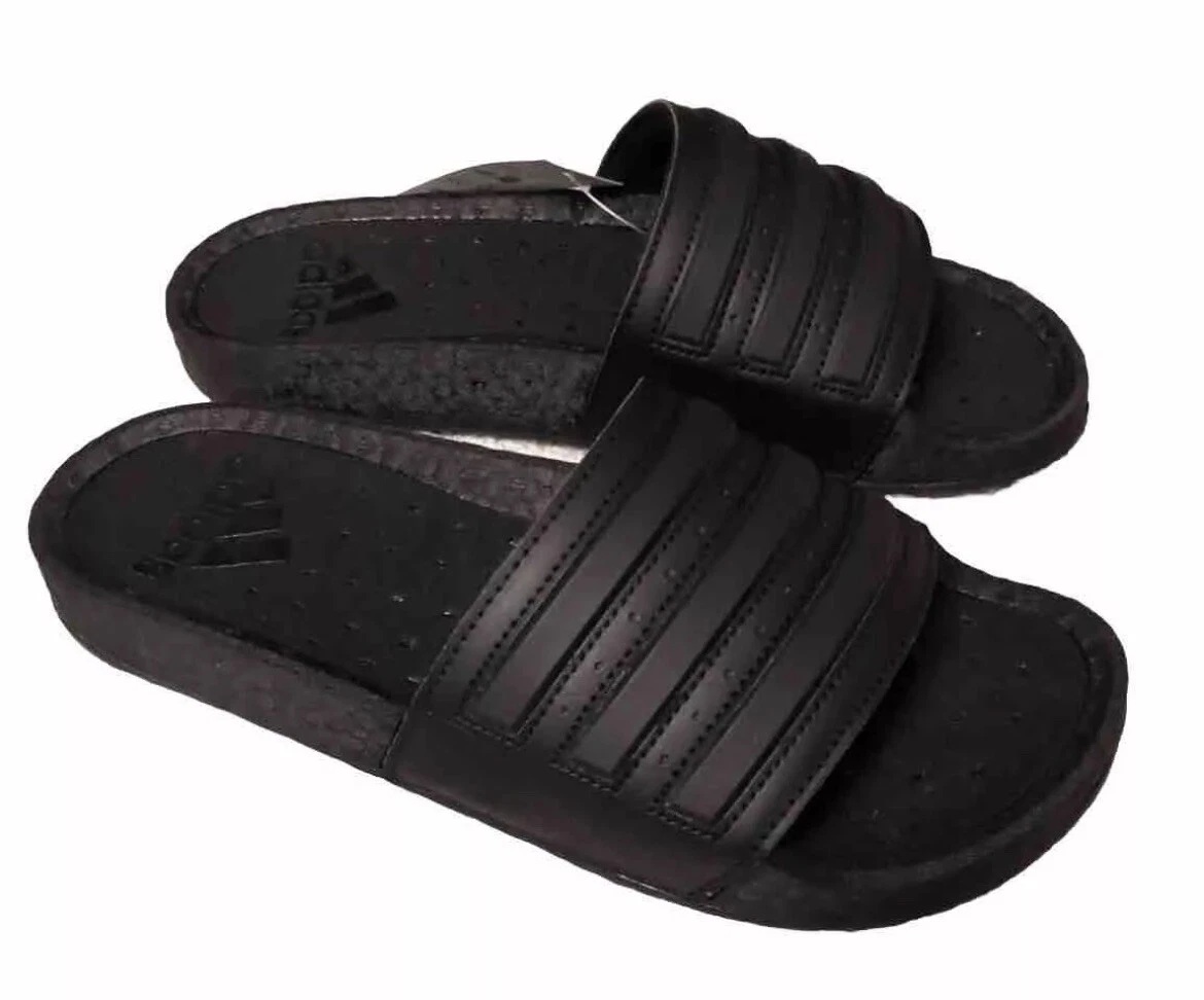 Sandalo Adidas Adilette Ultra Boost Slide triplo nero EH2256 uomo 13 S OUT