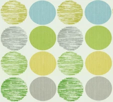 Waverly SWEET SPOT Circles MARINE Home Decor Drapery Pillow Sewing Fabric BTY