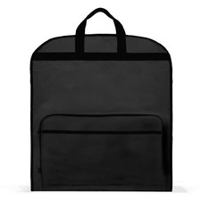 DALIX 60" Professional Garment Bag Cover Suits Pants Gowns Dresses Fold Black