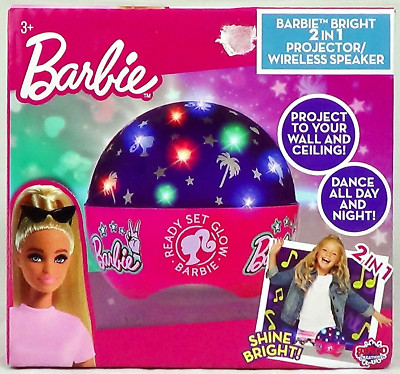 Barbie Bright 2 In 1 Projector & Wireless Speaker Sinco Toys Kids Gift ...