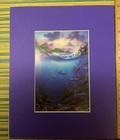 Vintage -Dolphin Sea Life David Christopher Miller Matted Portal Print 8 X 10 — photo 2
