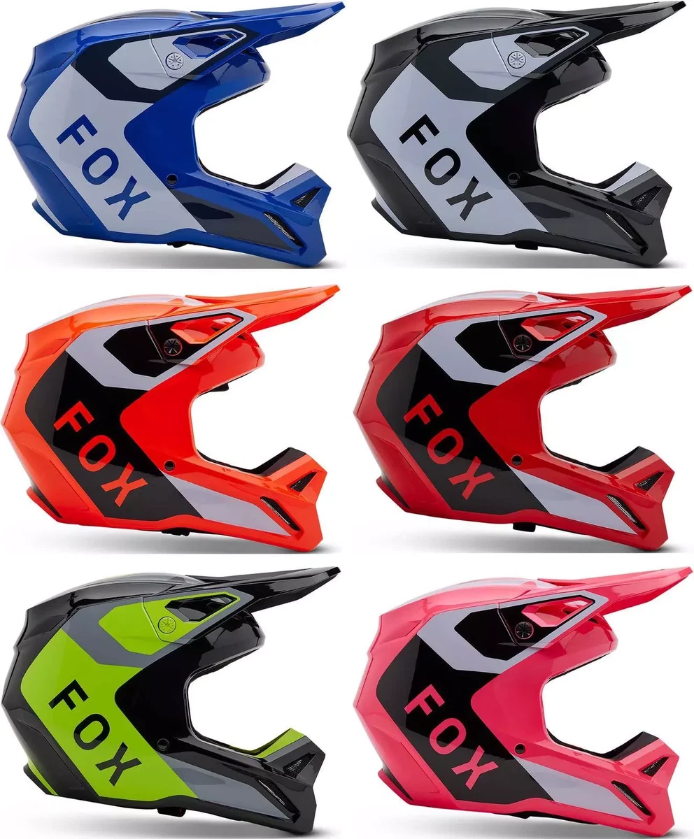 Casque cross Fox Racing V1 Xpozr rouge fluo - Équipement moto