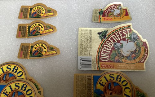 Coors Brewery Golden CO Oktoberfest and Eisbock Beer Labels and Necks - Bild 2 von 4