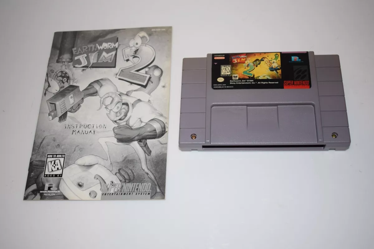 Earthworm Jim 2 Super Nintendo SNES Completo