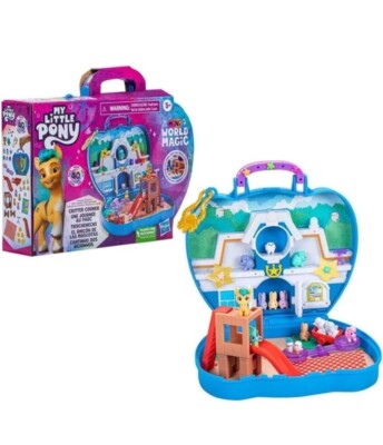 My Little Pony Mini World Magic Compact Creation Critter Corner Toy, Buildable 