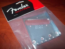 NEW - Genuine Fender Bridge Plate For Vintage Tele - CHROME, 005-4162-049
