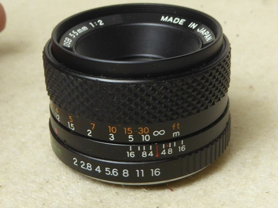 YASHICA DSB 55mm f/2 C/Y Mount Prime Camera Lens -contax yashica mount optics ok - Image 2 of 4