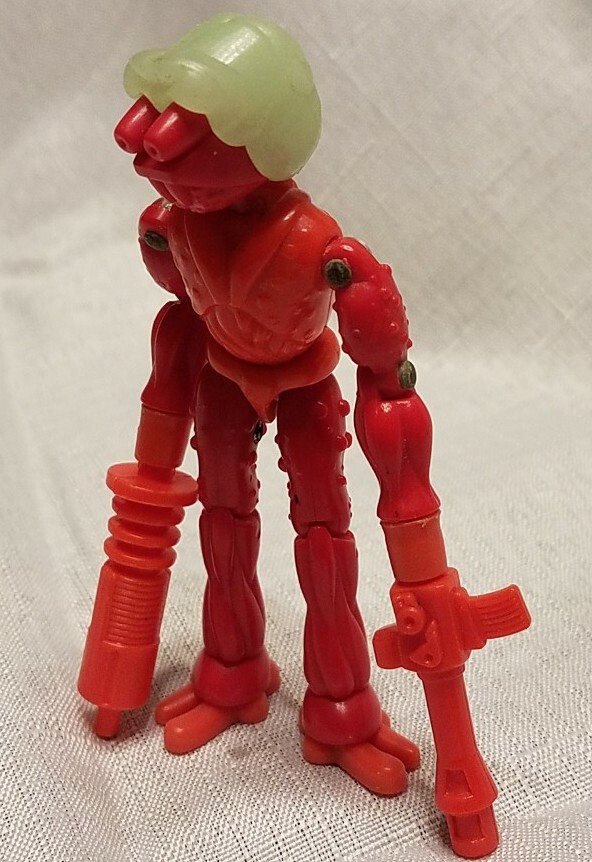 Micronauts Membros フィギュア 赤 Vintage Mego Micronauts 1979 Alien Membros Orange Brain Near