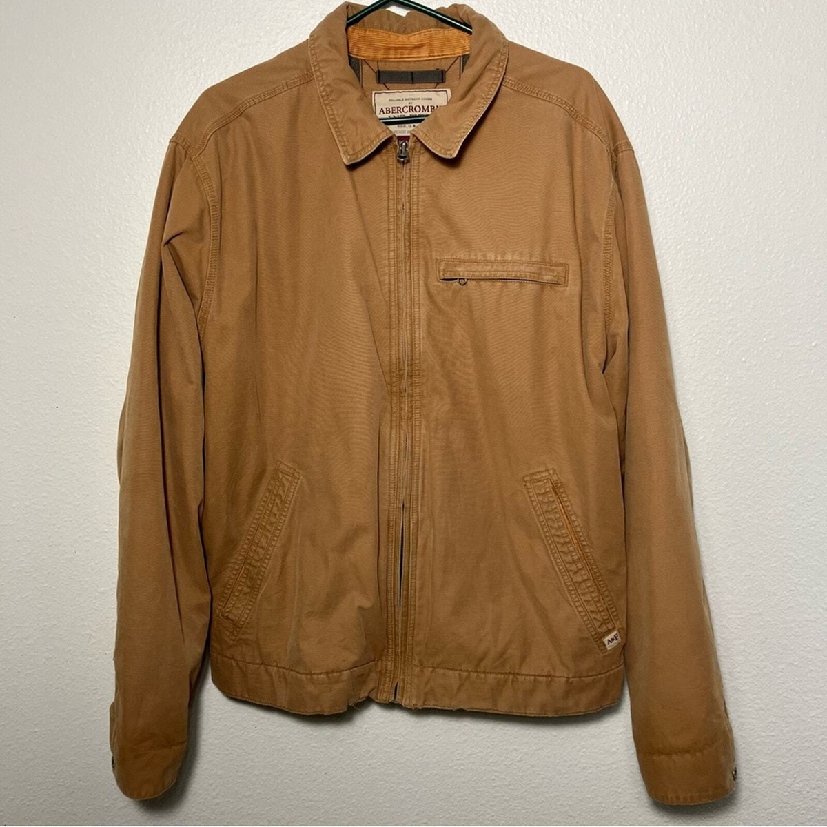 Vintage Abercrombie & Fitch Canvas Fleece Lined Workwear Vintage Abercrombie & Fitch Canvas Fleece Lined Workwear