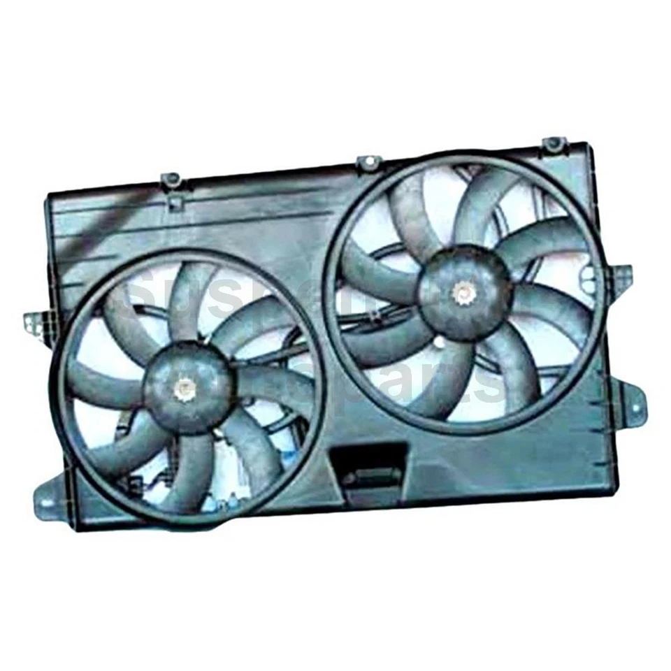 Ventilador de radiador y condensador doble TYC para Ford Edge 2007 2008 2009 2010 2011 Foto 2 de 3