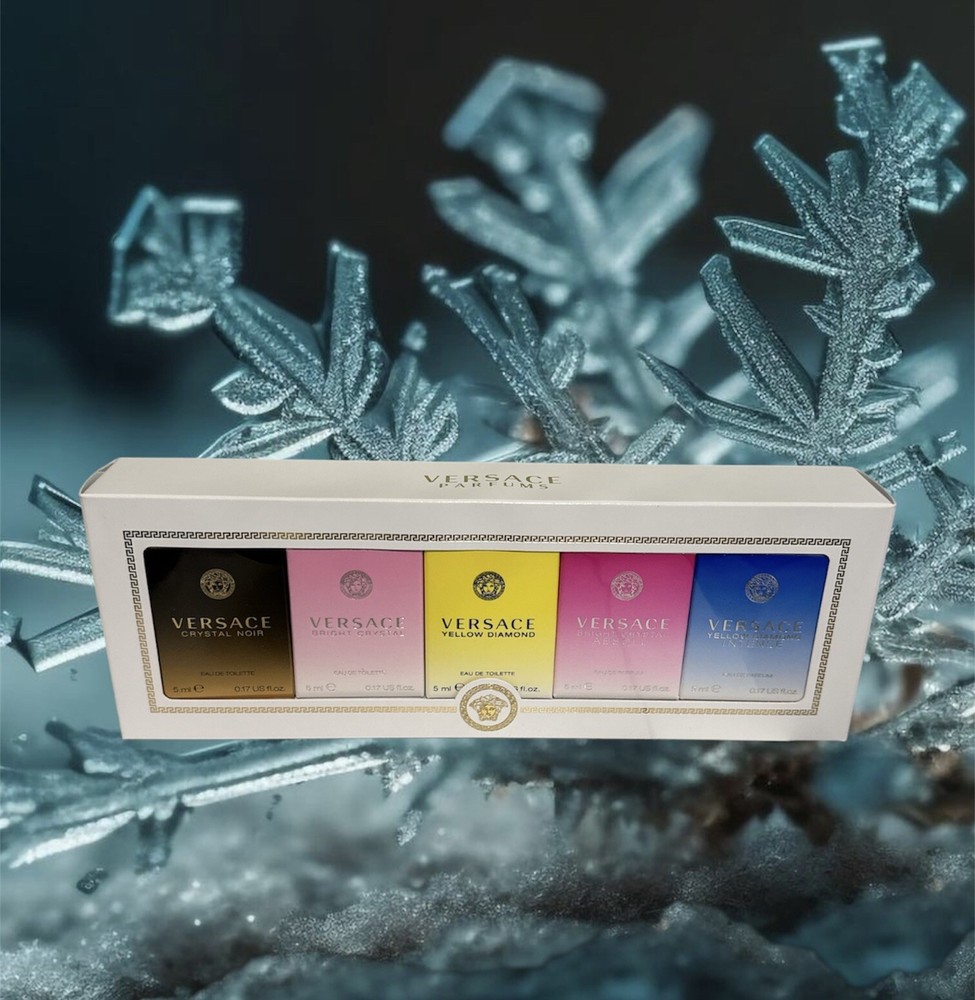 Versace Miniature Very Tiny Perfume Cologne Collection Set 5ml 0.17oz