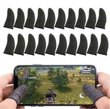 20 pcs Screen Gaming Finger Sleeve Game Controller Mobile Sweatproof Gloves
