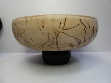 AUSTRALIAN POTTERY CHEESE DISH DOME CLOCHE -COMPORT BOWL BANDICOOT MOUSE PAINTED