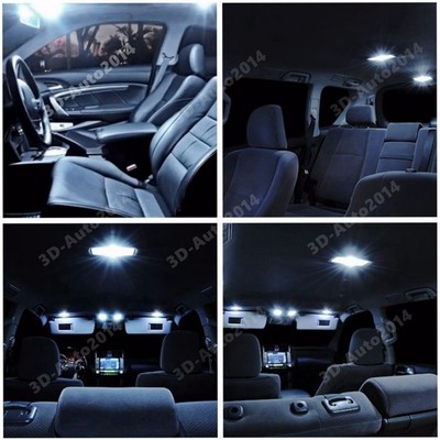 10-Piece White LED Interior Light Kit – Fits 2009-2017 Dodge RAM 1500, 2500, 3500 – 6000K, 12V, Direct Fit