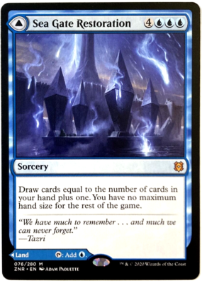 MTG Sea Gate Restoration Sea Gate, Reborn Zendikar Rising 076/280