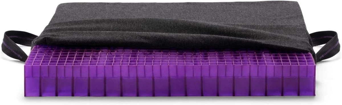 Purple Double Seat Cushion, Pressure Reducing Grid Designed for Ultimate  Com