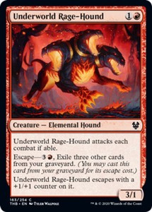Underworld Rage-Hound x4 - Theros Beyond Death - NM-Mint, English - Theros Beyon