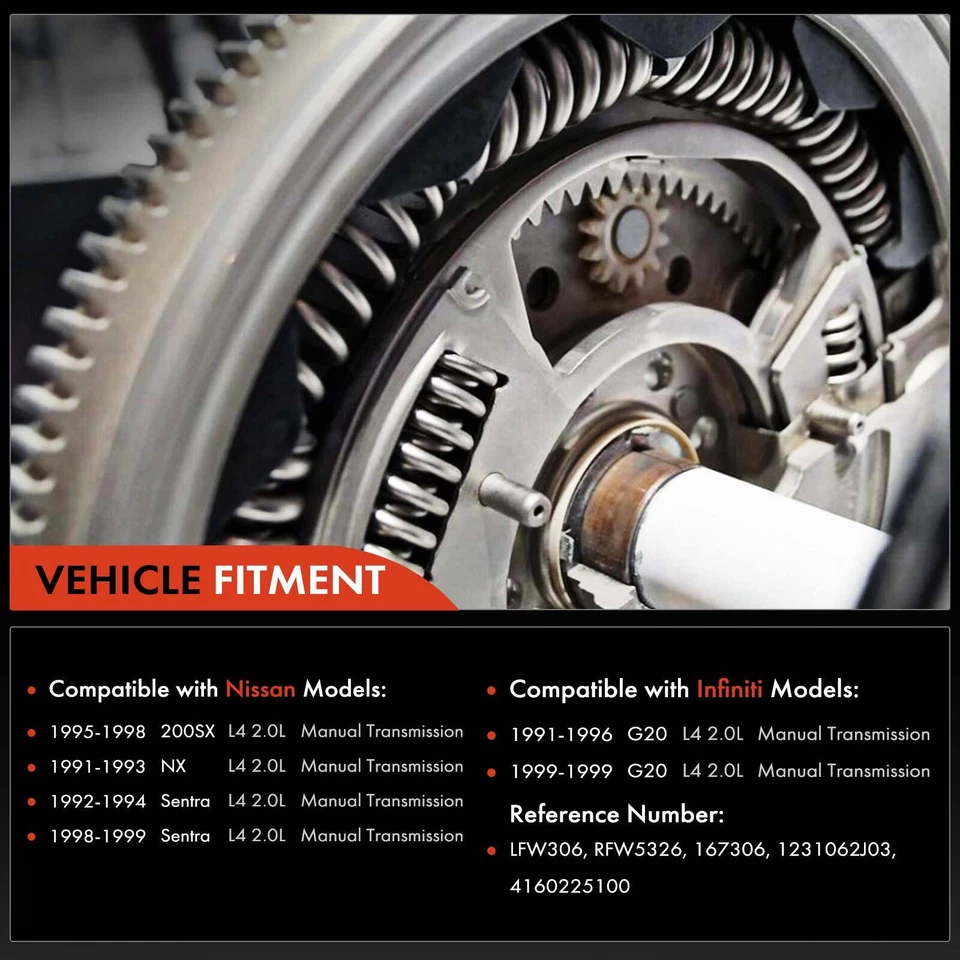 Clutch Flywheel for Nissan Sentra 1992-1994 1998-1999 INFINITI G20 2.0L Manual - Image 2 of 4