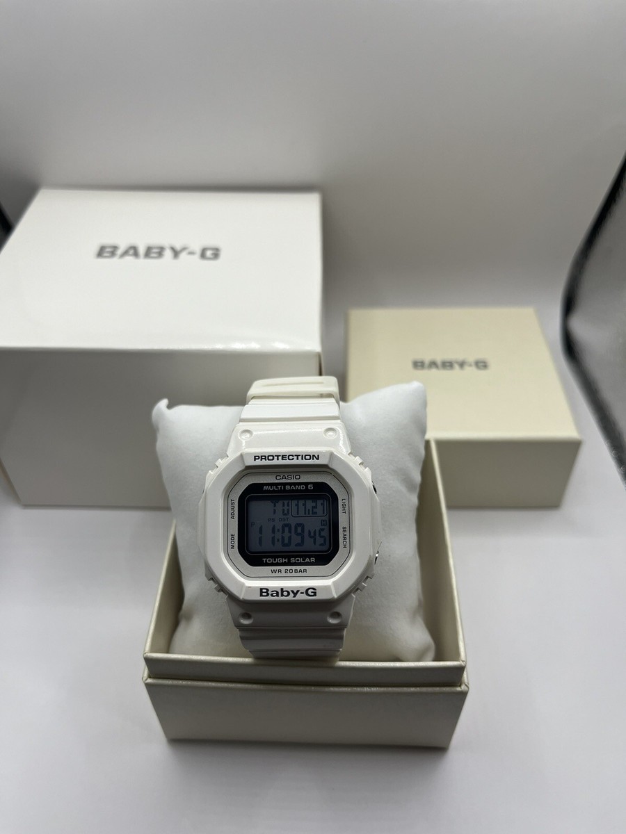 Casio BABY-G BGD-5000-7JF White Case and Strap Women's Casio BABY-G BGD-5000-7JF White Case and Strap Women's