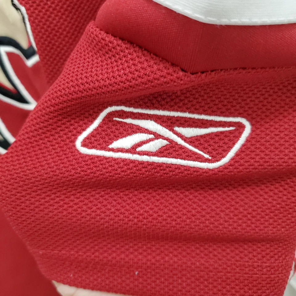Camiseta deportiva de hockey Reebok NHL Arizona Coyote vintage bordada roja juvenil L/XL Foto 4 de 4