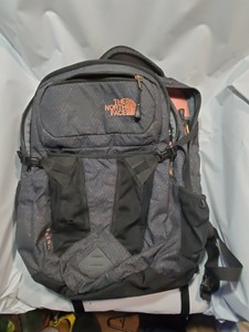 rose gold north face backpack