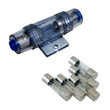 Harmony Audio HA-AGUFH Car - Boat Marine Stereo AGU Fuseholder & 80 Amp Fuses