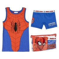 Pyjamas T-Shirt Spider-Man Blu - 6 Jahre | Jungen