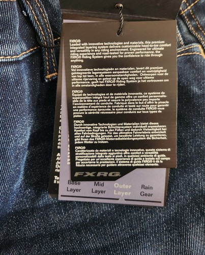 Harley Davidson Men's Certified FXRG Waterproof Denim Jeans Size 30 X 32 New - Picture 13 of 23