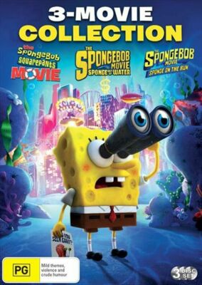 Spongebob Squarepants - 3 Movie COLLECTION DVD : NEW