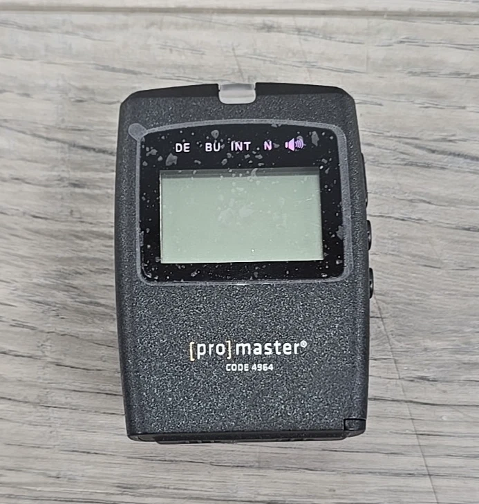 Promaster Multi-function Wireless Timer Remote Code 4964 - Working - Image 4 of 4