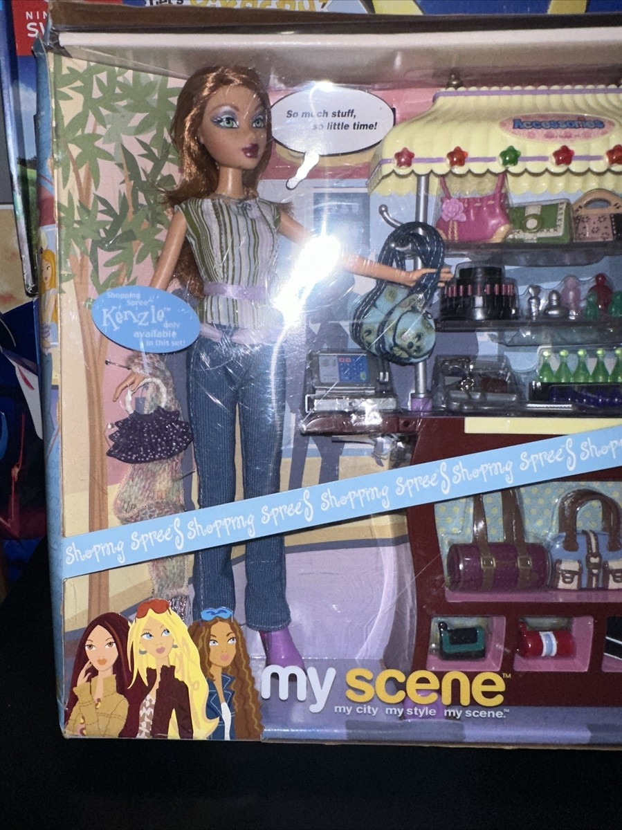 NIB 2004 My Scene Shopping Spree Kenzie Mall Must Haves Barbie