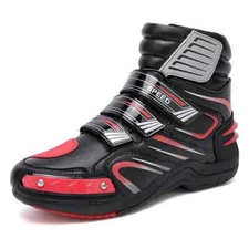 Anti Slip Motorcycle Boots Mens Motos Off-Road Safety Collision Prevention Shoes
