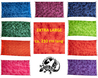 SAL-930-- / Sarong EXTRA LARGE Wickeltuch Pareo Wangbehang Sari Wickelrock Tuch