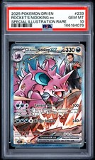 2025 POKEMON DRI EN-DESTINED RIVALS #233 TEAM ROCKET'S NIDOKING EX PSA 10 on eBay