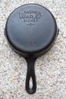 Old Cast Iron #2 Wagner Ware Manufacturing Sidney OH Skillet Clean