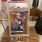 2024 Panini Prizm Rookies Orange Prizm /249 Drake Maye #329 PSA 9 MINT