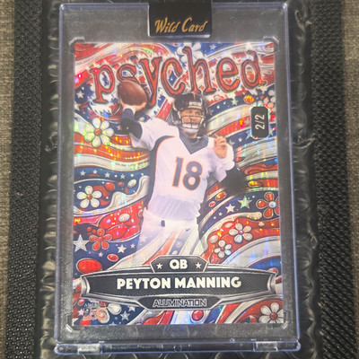 Wild Card Alumination 2026 Peyton Manning Psyched 2/2 #AP-PM
