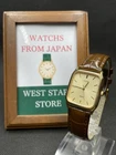 [Near Mint] Vintage SEIKO SPIRIT 5E31-5B50 Gold Rectangle Quartz Men's JAPAN