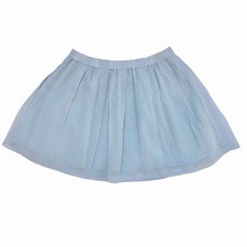 J.Crew Crewcuts Girls Skirt Size 14 Soft Aqua Light Blue 100 Cotton A1971