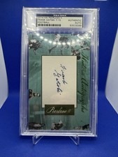Frank Gatski 2014 Historic Autographs Peerless II PSA DNA Auto Football HOF
