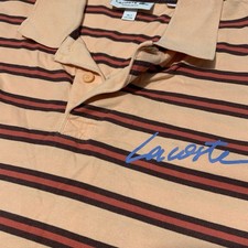Lacoste Polo Shirt Mens 7 Striped Classic Fit Preppy Luxury 2XL