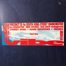 Rave Flyer - VIBE Allnighter @ Precinct 13, Manchester - 1992 Early Rave Flyer